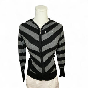 Vintage GUESS Y2K Zip-Up Hoodie XS